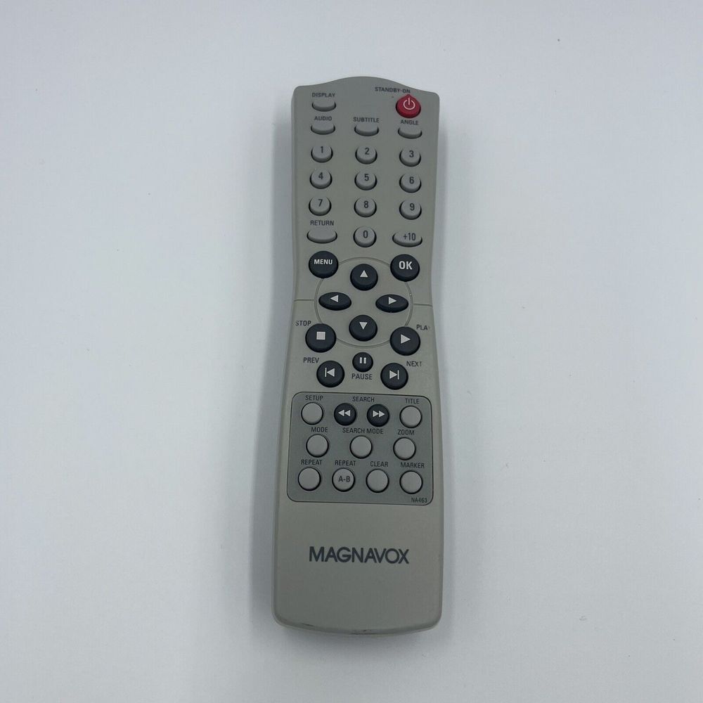 Magnavox NA463 DVD Remote MDV456/17,‎ MDV45617, MDV11017, MDV110 TESTED